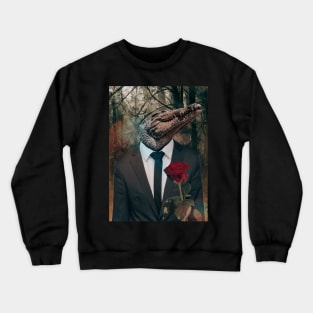 Crocodile in Suit Crewneck Sweatshirt